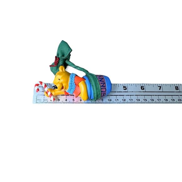 Vintage Disney Winnie The Pooh Hunny Pot Christmas Ornament Holiday Hanging 1996 - Picture 7 of 7